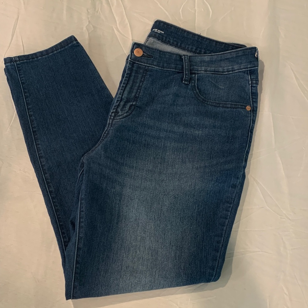 Old Navy Women's Skinny Jeans in Deep Indigo